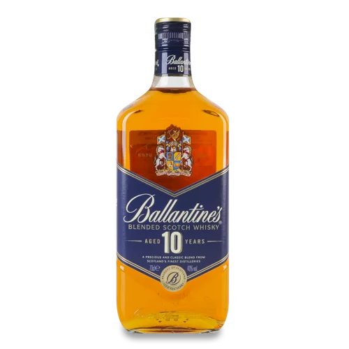 Віскі Купажоване 700мл 40% 10YO Ballantine's, скляна банка