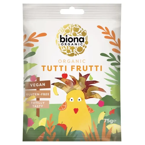 Цукерки Biona Organic Tutti Frutti 250г