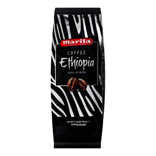 Кава смажена в зернах «Ethiopia Marila» м/у 500г
