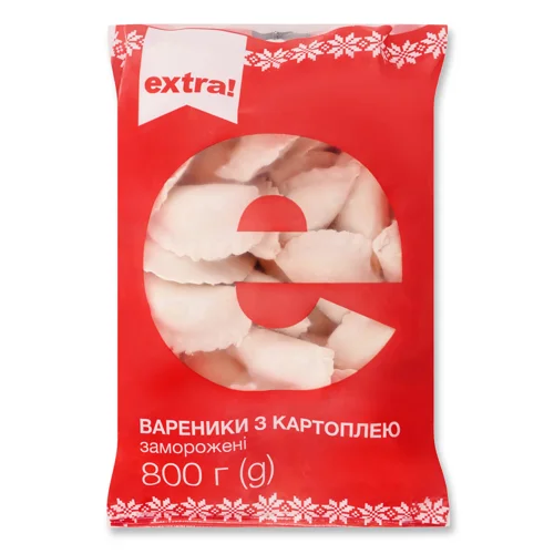 Вареники Extra! з картоплею 800г