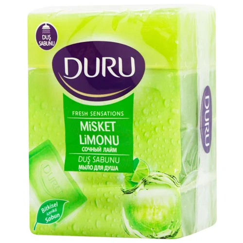Мило тверде Duru Sensations Лайм 4шт*150г