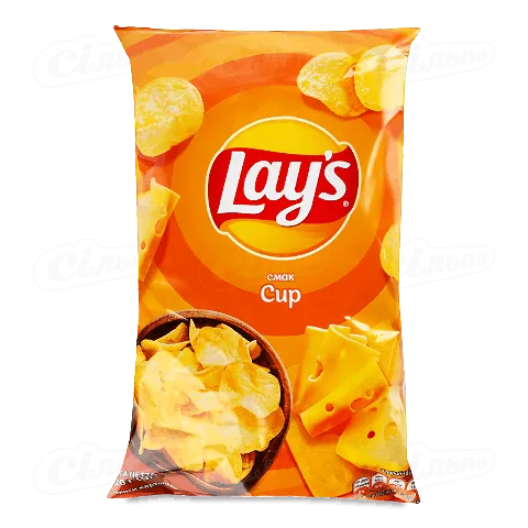 Чіпси картопляні Lay's зі смаком сиру, 120г