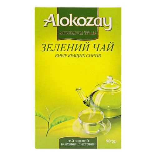 Чай зелений байховий китайський листовий Alokozay