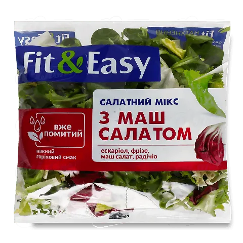 Салат Fit&Easy мікс з маш-салатом, 120г