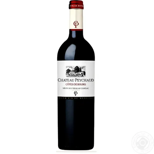 Вино Chateau Peychaud Cotes De Bourg червоне сухе 13% 0,75л