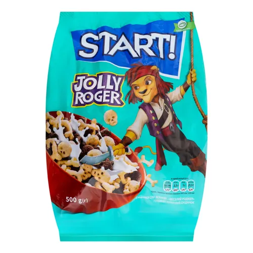 Сніданки сухі Веселий Роджер Start! м/у 500г