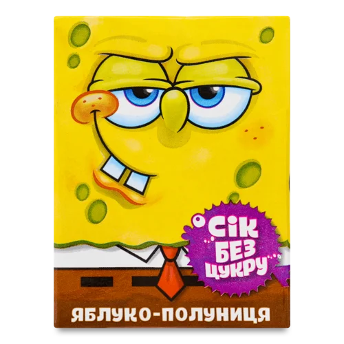 Сік Без Цукру Яблуко-Полуниця, Т/П 200мл