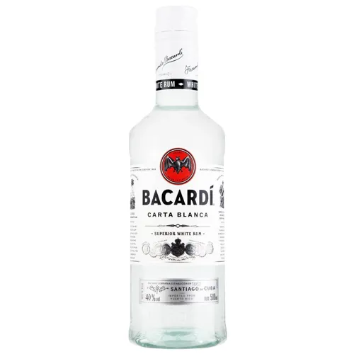 Ром Bacardi Carta Blanca білий 40% 0,5л