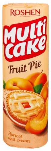 Печиво-сендвіч Roshen Multicake начинка абрикосовий крем