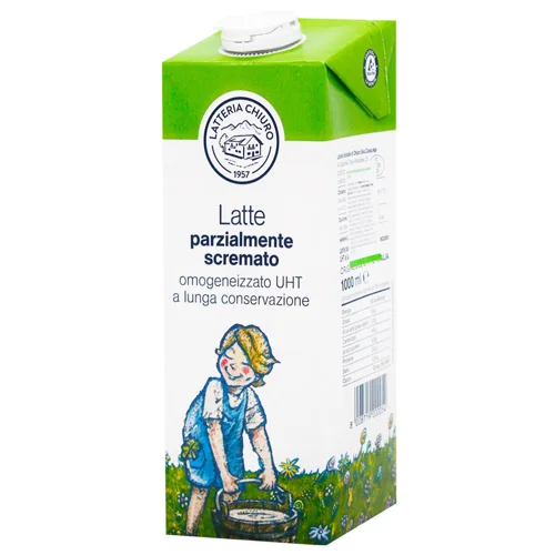 Молоко Latteria Chiuro ультрапастеризоване напівзнежирене 1,5% 1л