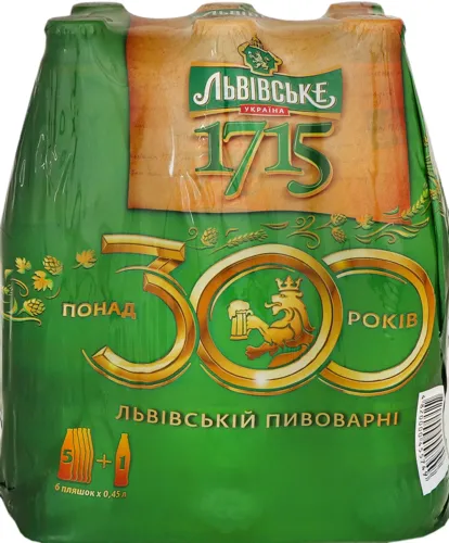 Пиво 6х0.45л 4.7% 1715 Львівське пл