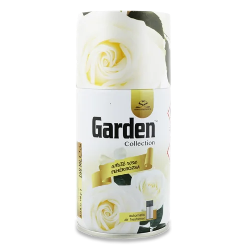 Освіжувач Повітря GARDEN Біла Троянда 260 мл автоматичний змінний балон, з/б