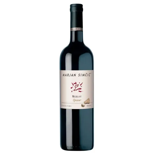 Вино Marjan Simcic Merlot Opoka червоне сухе 14% 0,75л