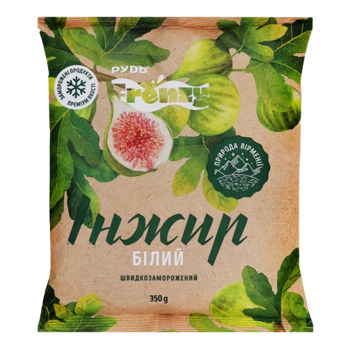 Інжир Білий Швидкозаморожений Вищого Ґатунку Frenzy Рудь, 350г