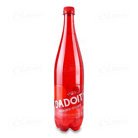 Вода мінеральна Badoit «Руж» сильногазована, 1л