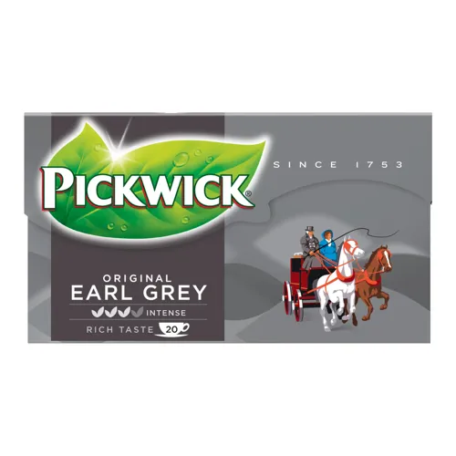 Чай чорний Earl Grey Pickwick з ароматом бергамоту 20 х 2г