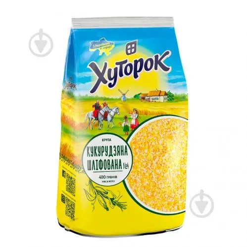 Крупа кукурудзяна ТМ «Хуторок» 400г