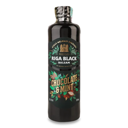 Алкогольний Напій Chocolate & Mint Riga Black Balsam, 0.5л, 30% в/ґ