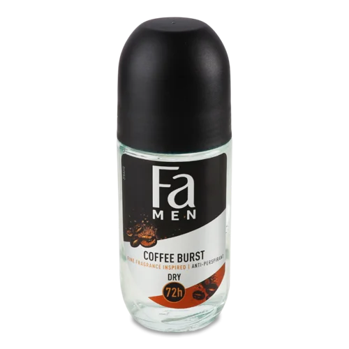 Антиперспірант Роликовий Coffee Burst Fa Men, Вищий ґатунок, 50мл