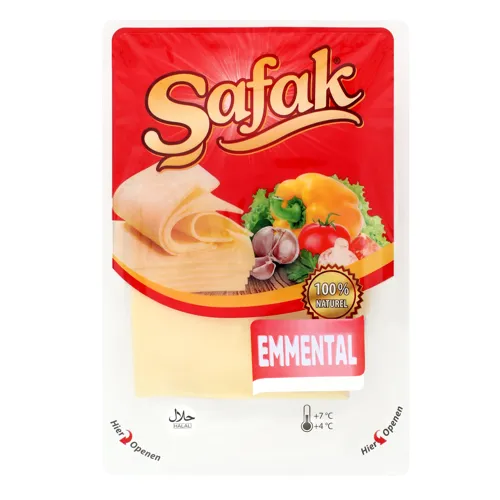 Сир 45% нарізний Emmental Safak лоток 150г