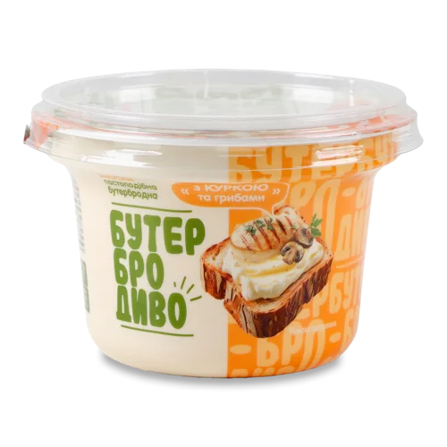 Закуска Бутербродна Пастоподібна З Куркою Та Грибами, В/ґ, 200г