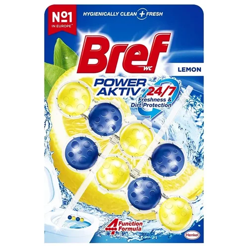 Блок для унітазу Bref Power Activ Лимон 50г*2шт