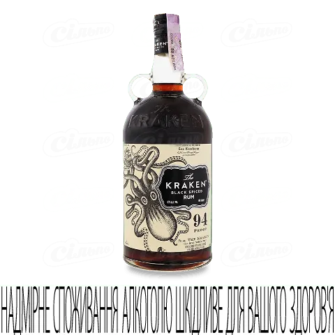 Ром Kraken Black Spiced, 1л