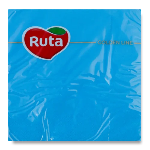 Серветки Ruta лазурні 3-шарові 33х33 см
