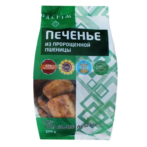 Печиво з пророщеної пшениці Galfim м/у 250г