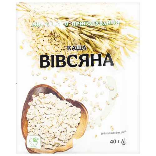 Каша вівсяна Fine Life миттєвого приготування 40г х 5шт