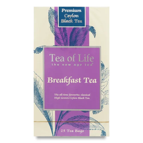 Чай чорний Tea of Life Breakfast Tea До сніданку 25*2г/уп