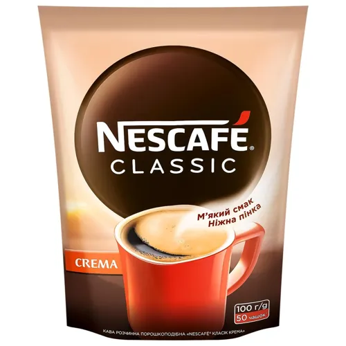 Кава NESCAFE® Classic Crema розчинна 100г