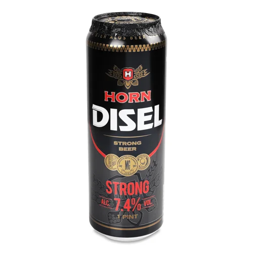 Пиво Horn Disel Strong світле з/б 0,568л