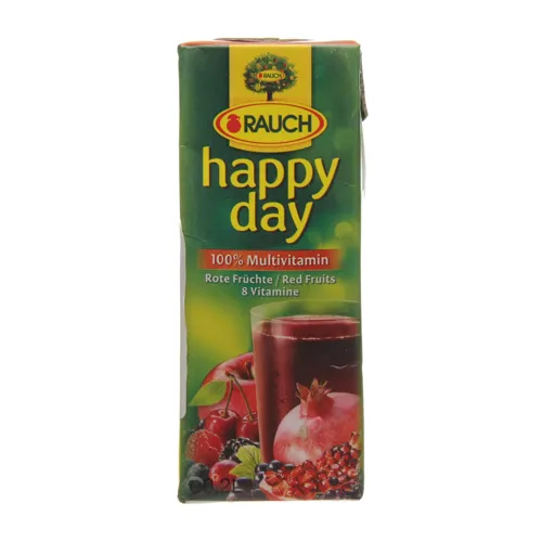 Сок Happy Day мультивітамін червоні фрукти