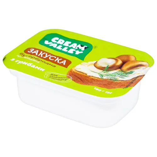 Закуска бутербродна Cream Valley пастоподібна з грибами 160г