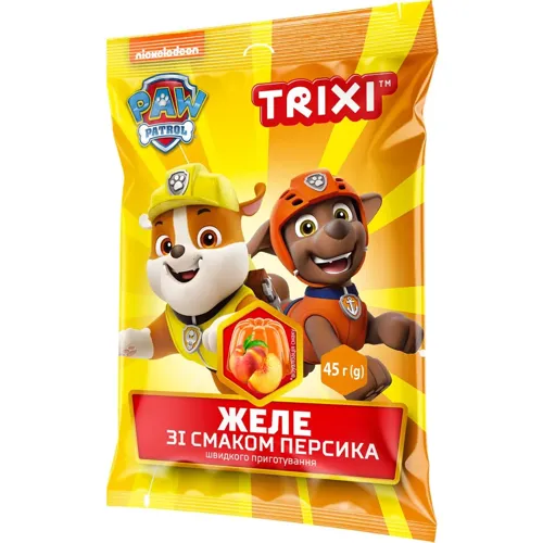 Желе TRIXI швидкого приготування зі смаком персика 45г