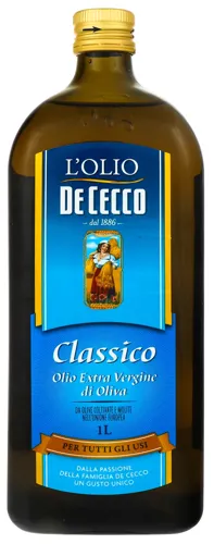 Олія оливкова нерафінована першого холодного віджиму Classico Extra Virgin De Cecco с/пл 1л