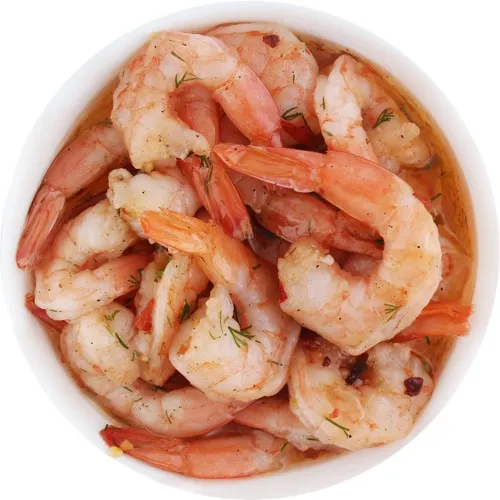 Креветка в олії, вагова