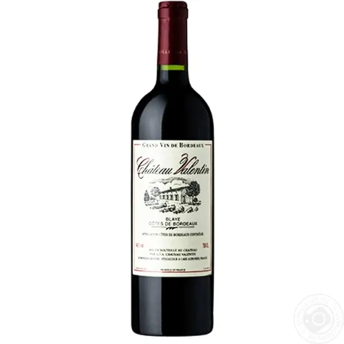 Вино Chateau Valentin Blaye Cotes de Bordeaux червоне сухе 13% 0,75л