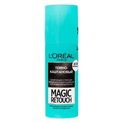 Спрей тонуючий L'oreal Paris Magic Retouch Roots Темно-каштановий 75мл