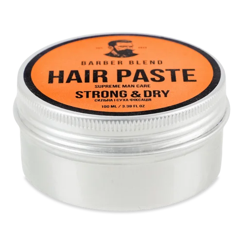 Паста для Моделювання Волосся Сильна і Суха Фіксація Barber Blend, 100мл
