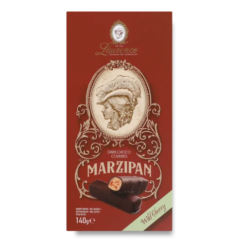 Цукерки у Шоколадній Глазурі Кувертюр Вишневий Марципан, к/у, 140г