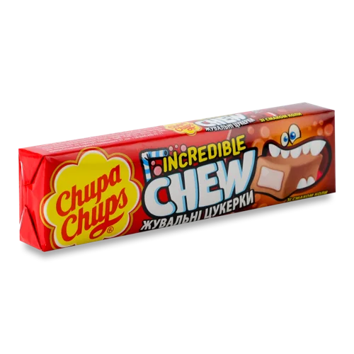 Жувальні Цукерки Incredible Chew Chupa Chups, зі смаком Коли, 45 г