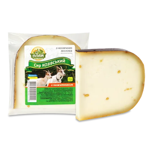 Сир З Козиного Молока З Пажитником, 45% Козівський Плай, кг