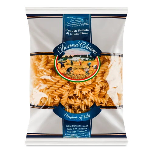Паста Fusilli Вищого Ґатунку З Борошна Твердих Сортів Пшениці, 500г