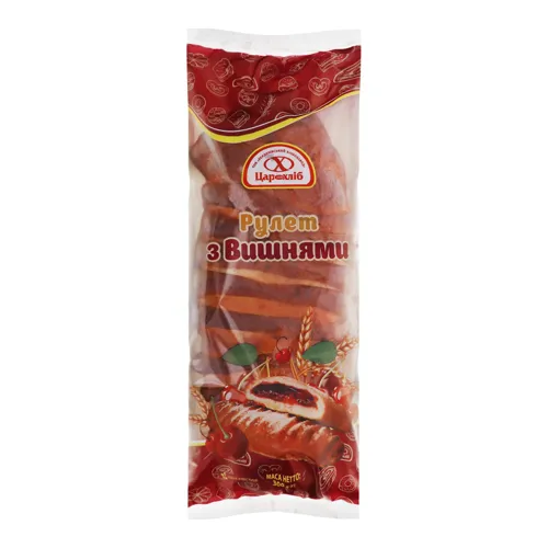 Рулет з вишнями Цар хліб м/у 300г