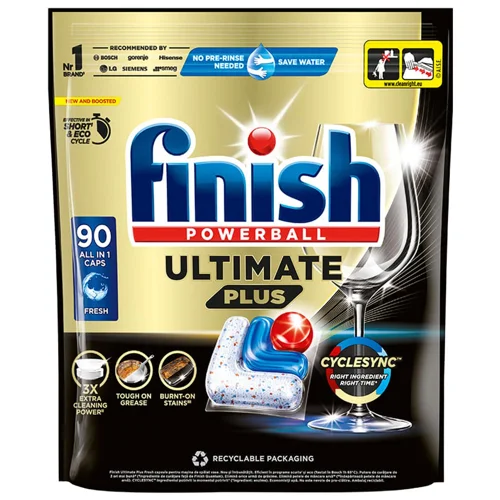 Капсули для посудомийних машин Finish Ultimate Plus All in 1 90шт
