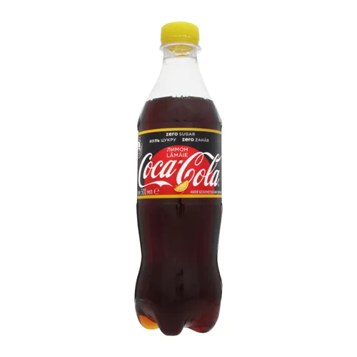 Напій безалкогольний сильногазований Лимон Coca-Cola Zero 0.5л