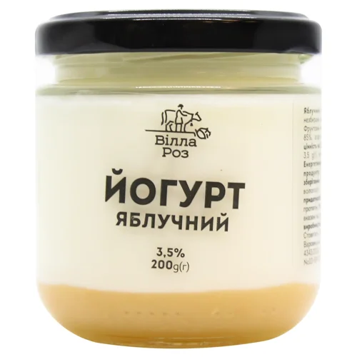 Йогурт Вілла Роз Яблучний 3,5% 200г