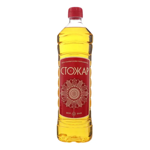 Олія соняшникова рафінована Шеф Стожар 0.87л
